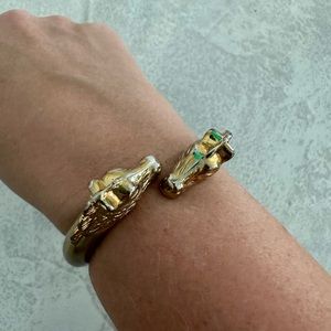 Horse head clasp bracelet costume jewelry